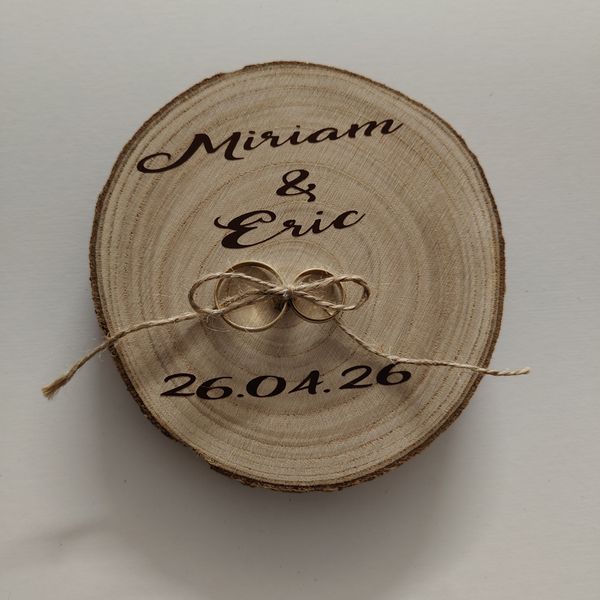 Porta alianzas artesanal