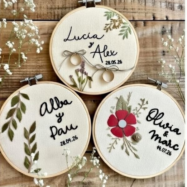 Bordado personalizado a mano